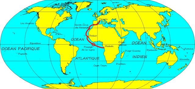 CarteMondeAnnotéeMatadi