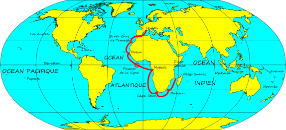 CarteMondeAnnotéeVersDiego